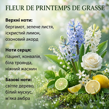 FLEUR DE PRINTEMPS DE GRASSE (Весенний цветок Грасса). Ароматическая жидкость для профессионального аромадифузора. FR005683 фото